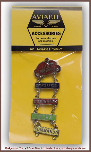 Norton Bar Badge Red