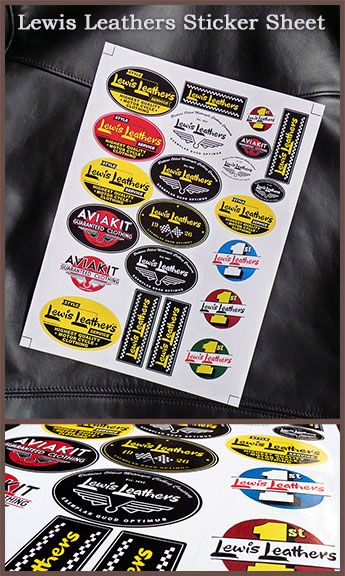 Lewis Leathers Sticker Sheet