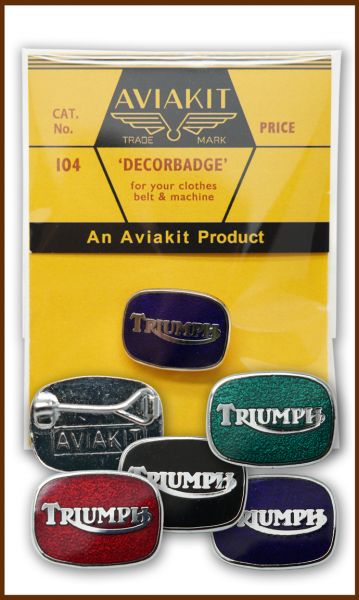 Triumph Cushion Badge