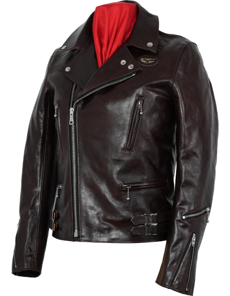 Lewis Leathers Lightning 391 Jacket in Vegetable Tanned Brown Leather