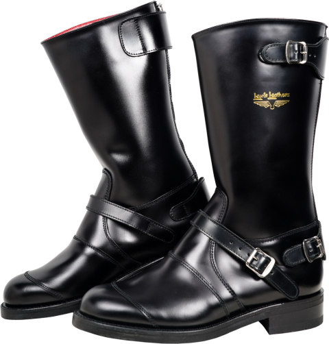 Traditional motorcycle shop boots