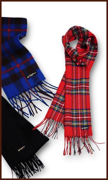 Scottish Wool Tartan Scarf