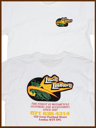 80s Bike T shirt White