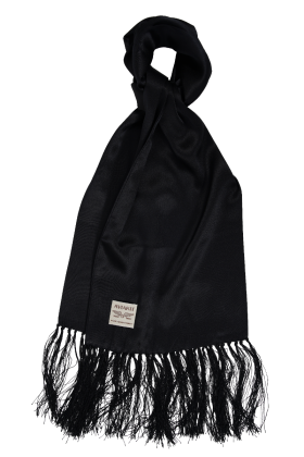 AVIAKIT Silk Scarf Black