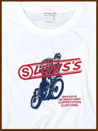 S Lewis T Shirt White