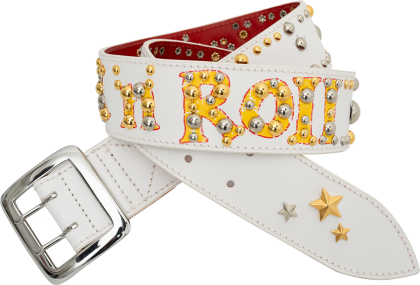 Jet Rock 'n' Roll Belt White