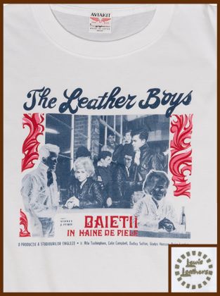 Leather Boys Cafe T shirt White