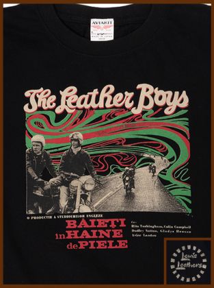 Leather Boys Burn Up T shirt Black