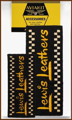 Lewis Leathers Checker Patch