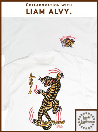 Clawing Tiger T shirt White