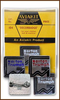 Norton Triumph Badge