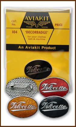 VELOCETTE Oval Badge