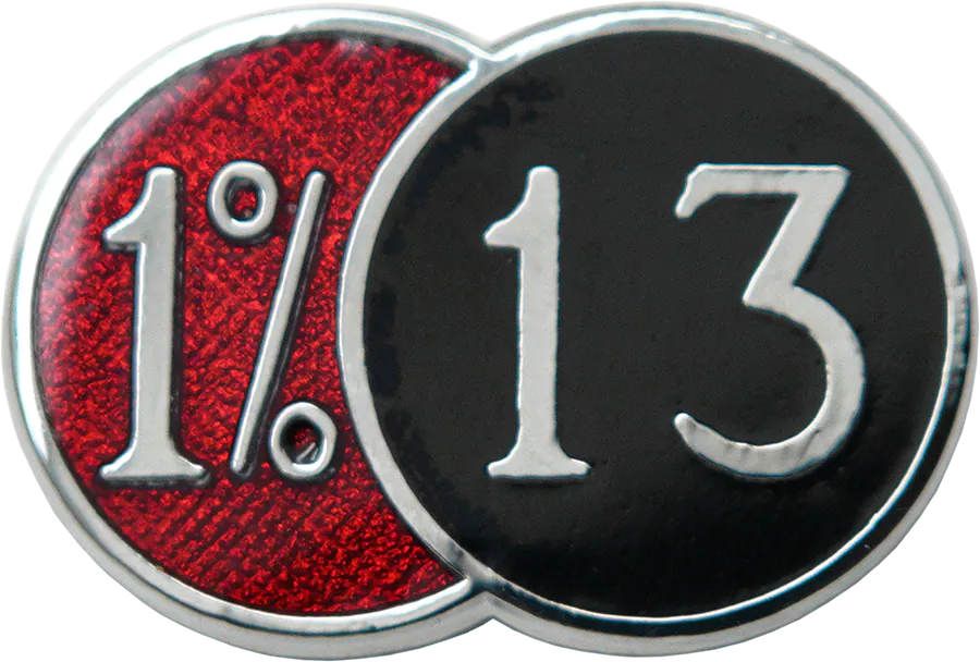 1%13 Badge