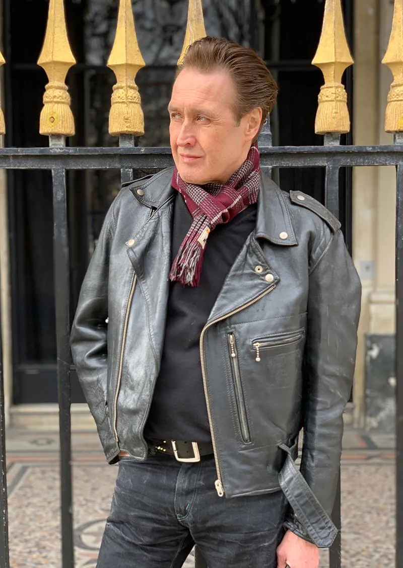 vintage‼︎ Lewis Leather 『BRONX』W-Riders. Bronx Jacket No.384
