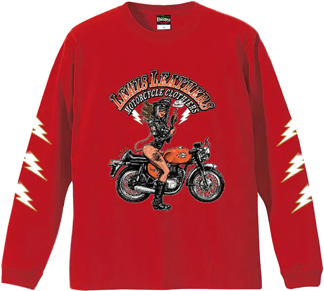 EROSTIKA × Lewis Leathers 2025 T shirt LONG SLEEVE