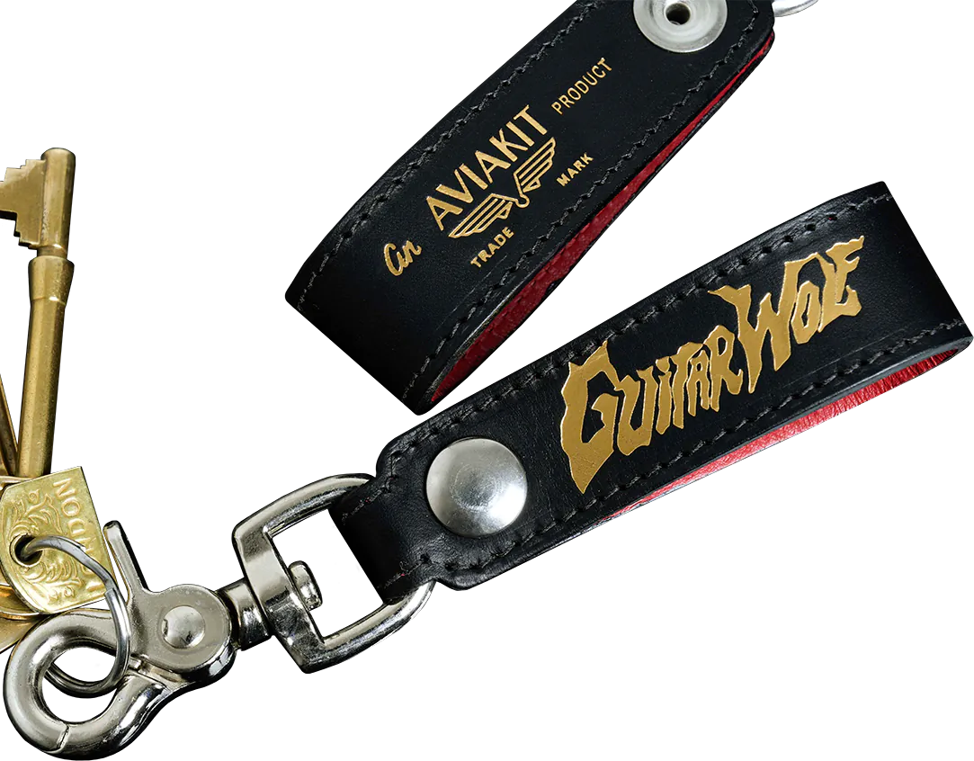 Lewis Leathers キーホルダー 黒　新品　未使用品 Guitar Wolf x Lewis Leathers Collaboration Keyring