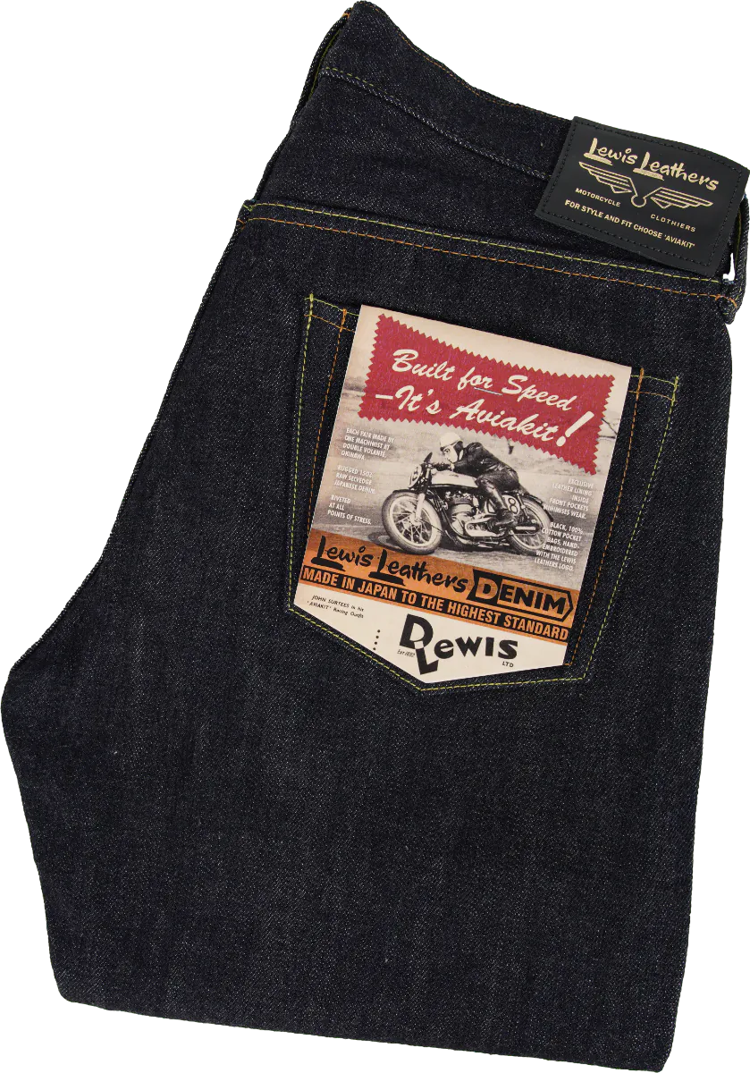 Washed Denim Jeans Slim Fit LLJ002