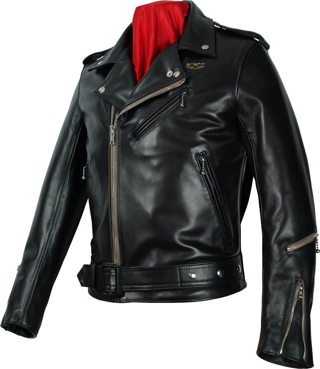 Lewis Leathers Black Horsehide 'Lightning' 391T Jacket