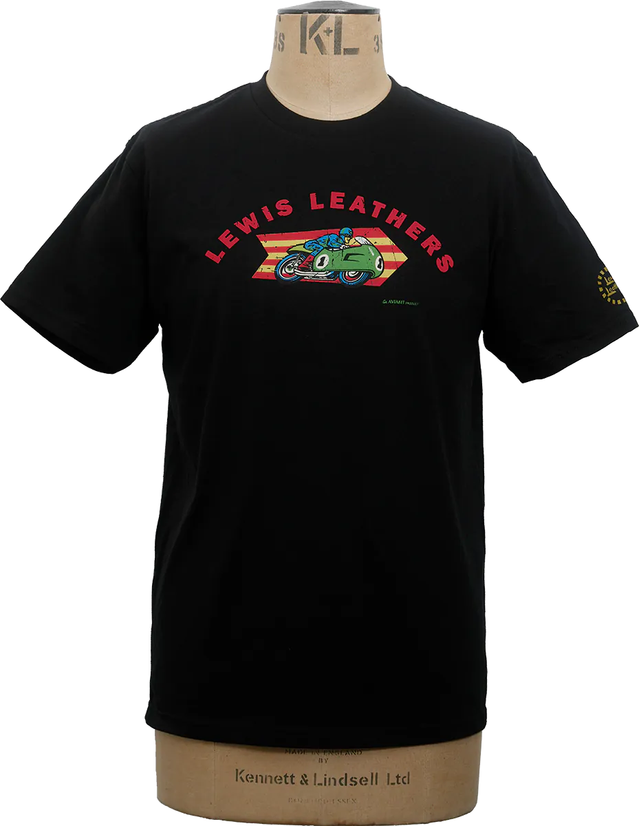 Racing Bike T shirt Black