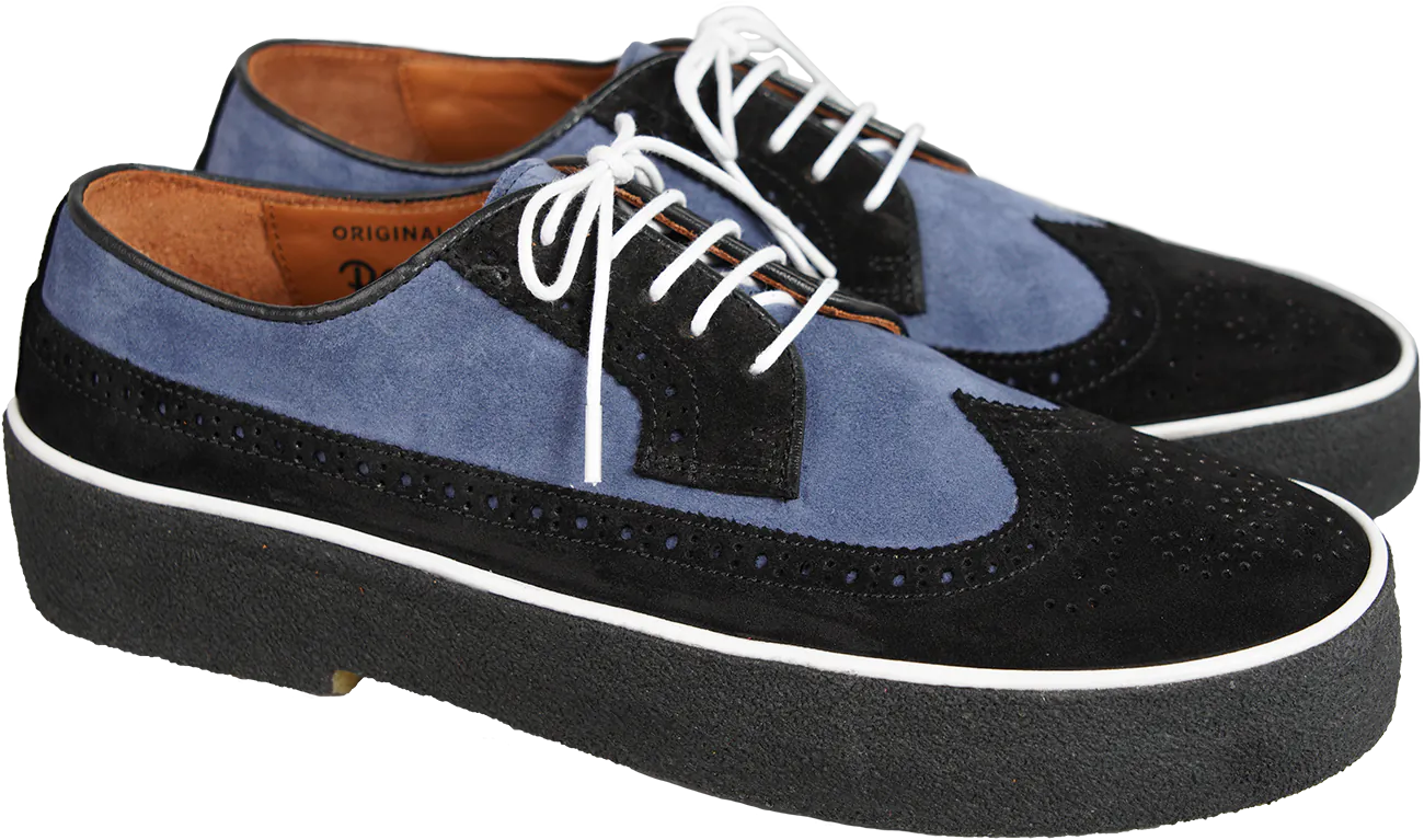 Two tone suede shoes store