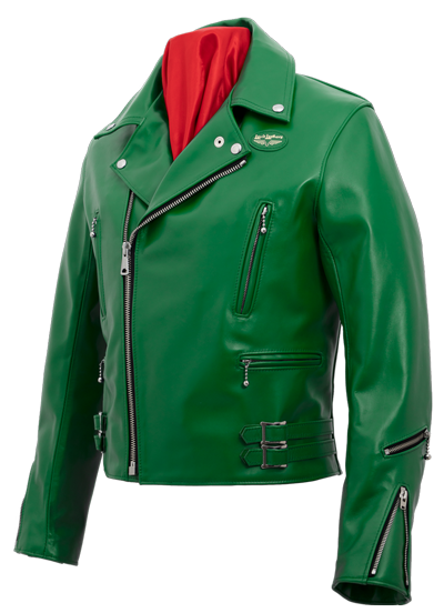 Horse leather green color