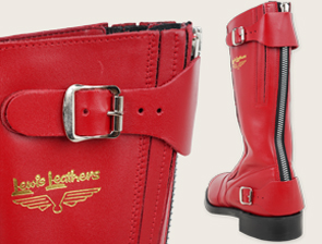 177 Road racer boots Red