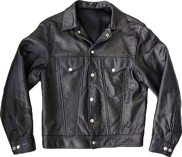 Lewis Leathers 988 Black Rutland Sheepskin Western Jacket