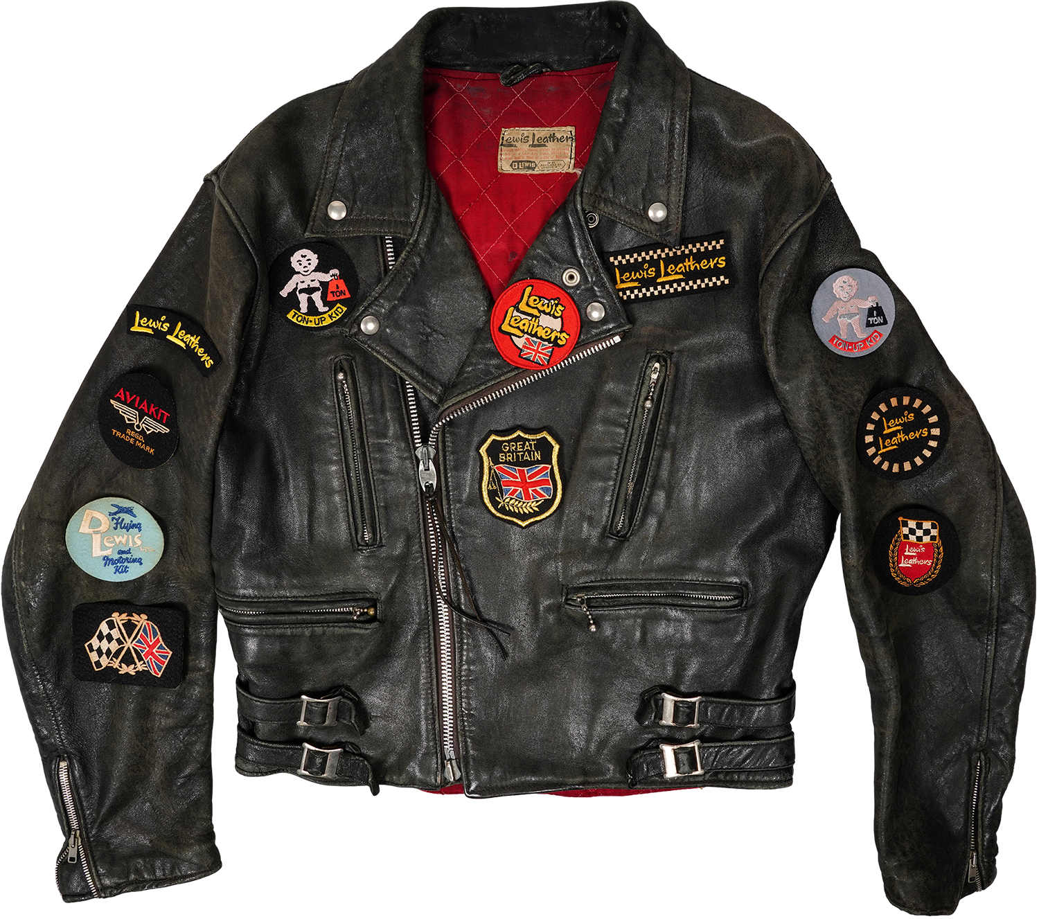 Shoulder patch jacket clearance