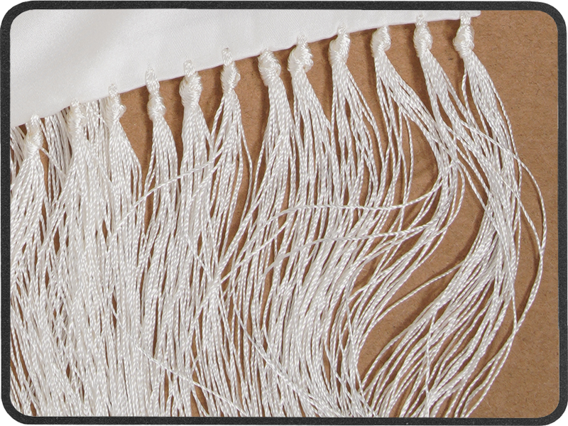 AVIAKIT Smooth Silk Scarf White