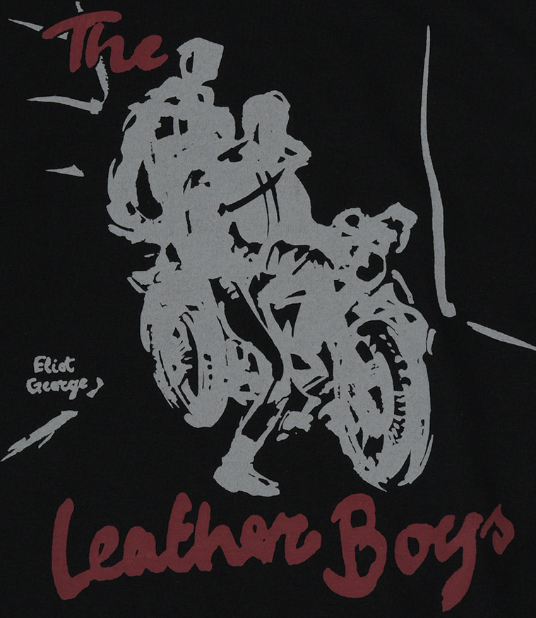 Leather Boys Road T shirt Black